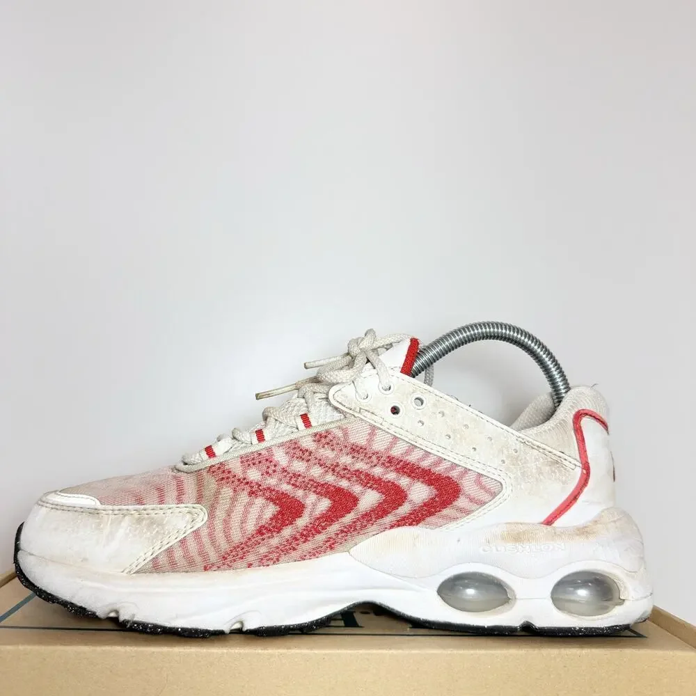 Nike Size 7Y Youth Air Max TW University Red White Running Shoes Daily Sneakers